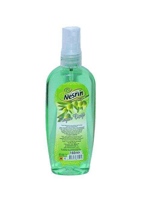 Nesrin 60 Derece Pet Şişe Sprey Zeytin Çiçeği Kolonyası 160 ml