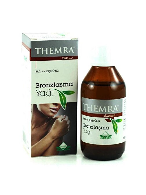 Themra Bronzlaşma Yağı 100Ml Doğal Kakao Özlü Bronzlaştırıcı Yağ