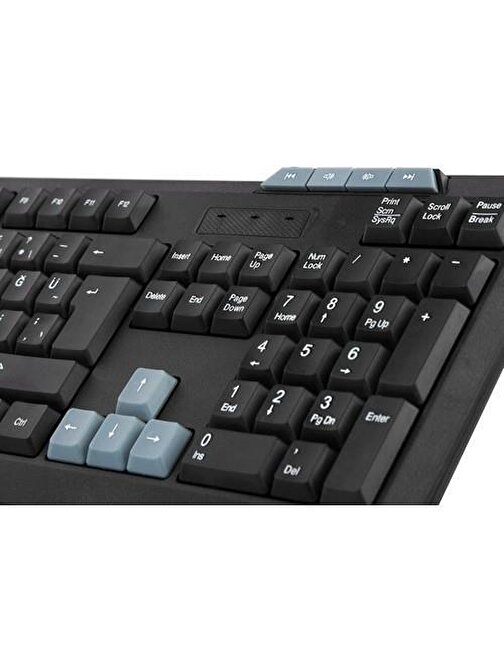 Everest KB-700 Standart Türkçe Q Usb Siyah Ev - Ofis Klavyesi