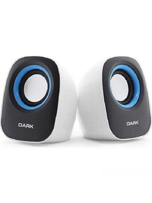 Dark Dk-Ac-Sp100 1+1 Multimedia Kablolu Masaüstü Hoparlör Beyaz