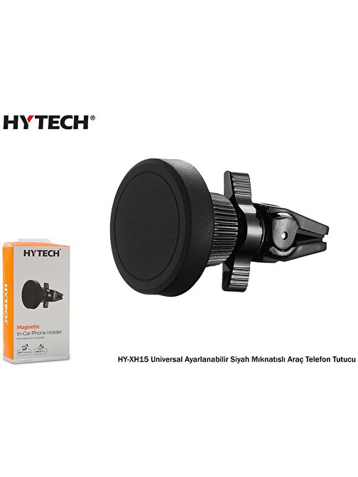 Hytech Hy-Xh15 Universal Ayarlanabilir Siyah Mıknatıslı Araç Telefon Tutucu