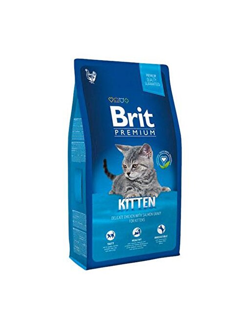 Brit Premium By Nature Cat Kitten Chicken Tavuklu Yavru Kedi Maması 8 Kg