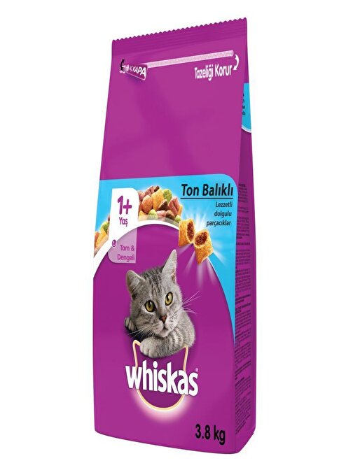 Whiskas Ton Balıklı Kuru Kedi Maması 3.8 Kg