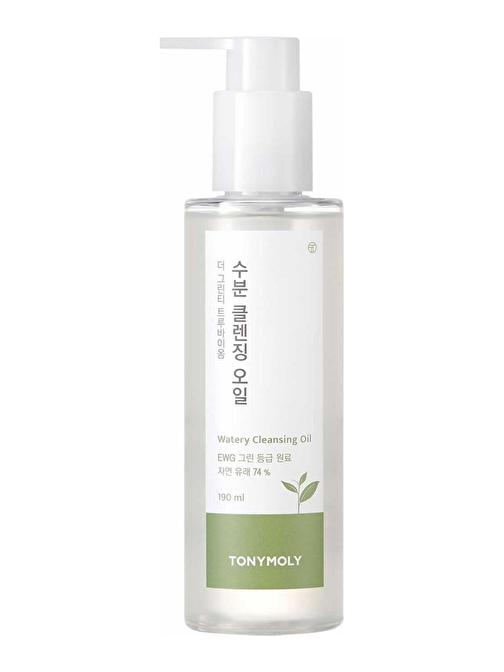 Tonymoly Yüz Temizleme Yağı The Green Tea True Biome Nemlendirici Yeşil Çay Cilt Bakımı 190Ml