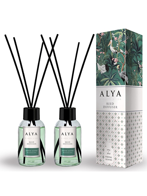 Alya Bambu Çubuklu Oda Kokusu Egzotic Leaves 100 ml x 2 adet