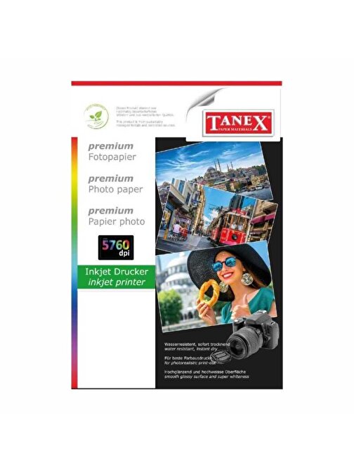 Tanex A4 Fotoğraf Kağıdı 210X297 Mm 200 gr. 25 Adet