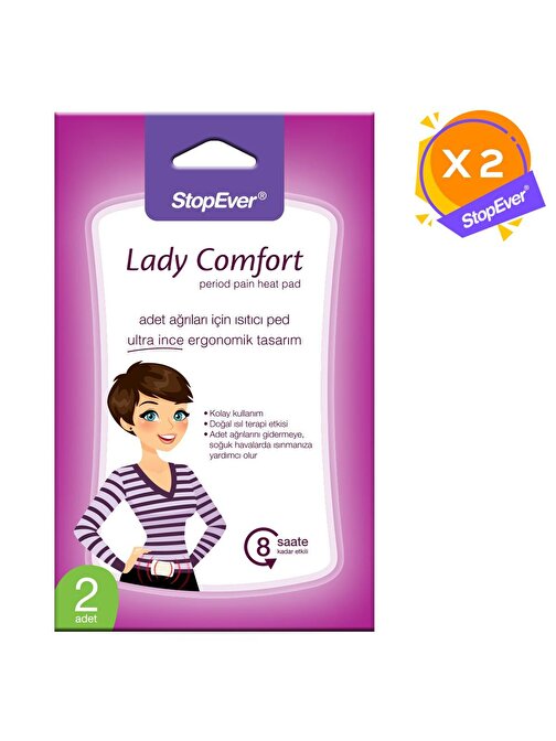 Stopever Lady Comfort Isıtıcı Ped - 2X2 Adet