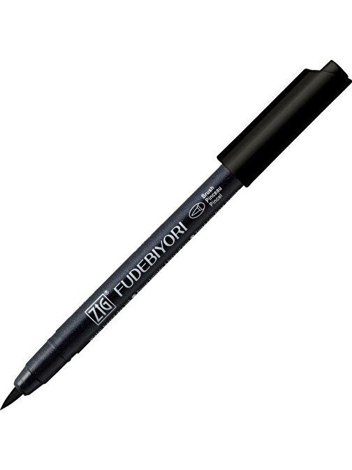 Zig Fudebiyori Brush Pen Fırça Uçlu Kalem 10 Black