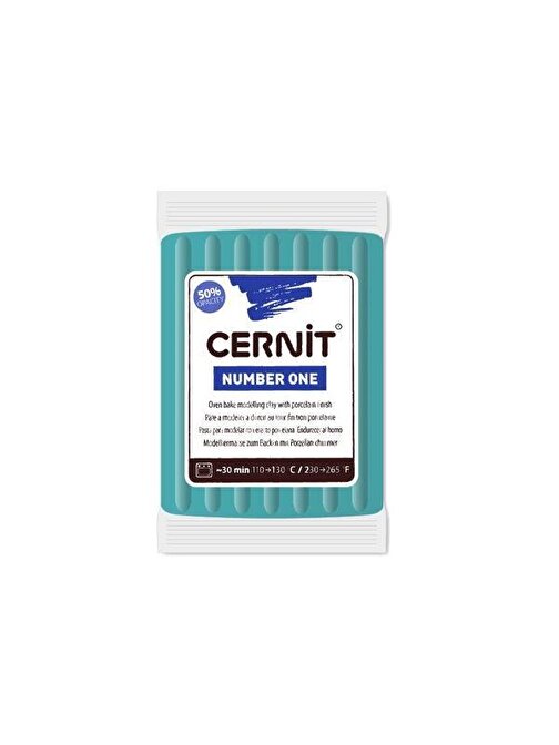 Cernit Number One Polimer 676 Set Yenilebilir Kil 56 gr Turkuaz