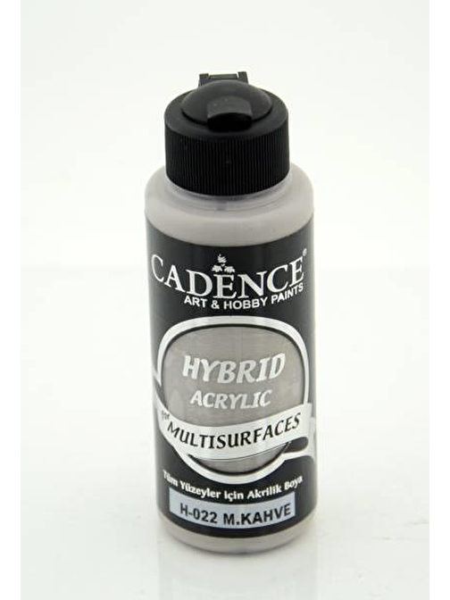 Cadence Hybrid Multisurface Su Bazlı Akrilik Boya 120 Ml Şişe 1 Adet H-022 M.Kahve