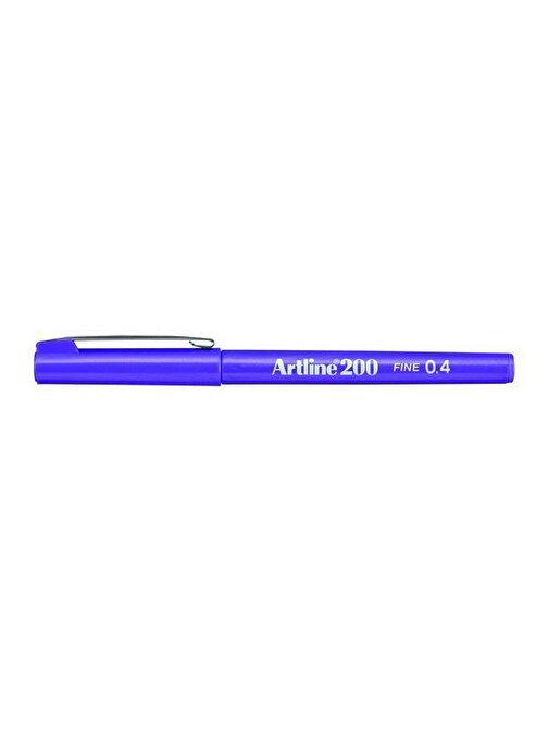 Artline 200 Fineliner 0.4mm İnce Uçlu Yazı Ve Çizim Kalemi Mor