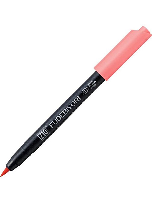 Zig Fudebiyori Brush Pen Fırça Uçlu Kalem 21 Lıght Carmıne