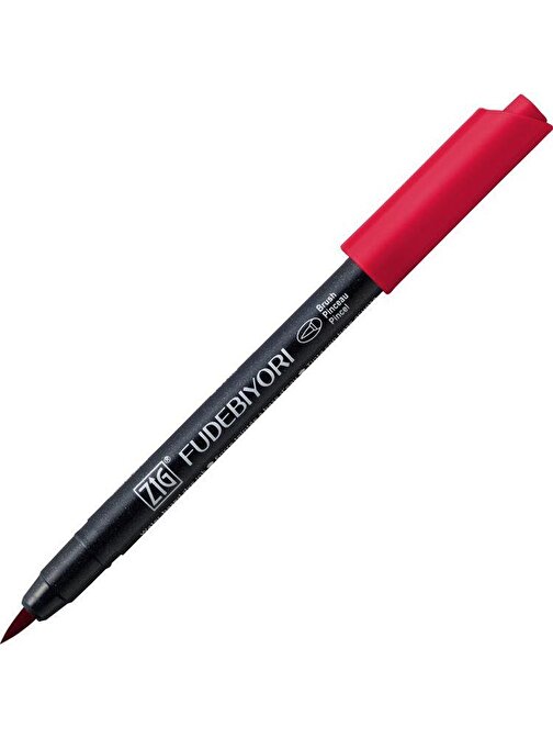 Zig Fudebiyori Brush Pen Fırça Uçlu Kalem 24 Wıne Red