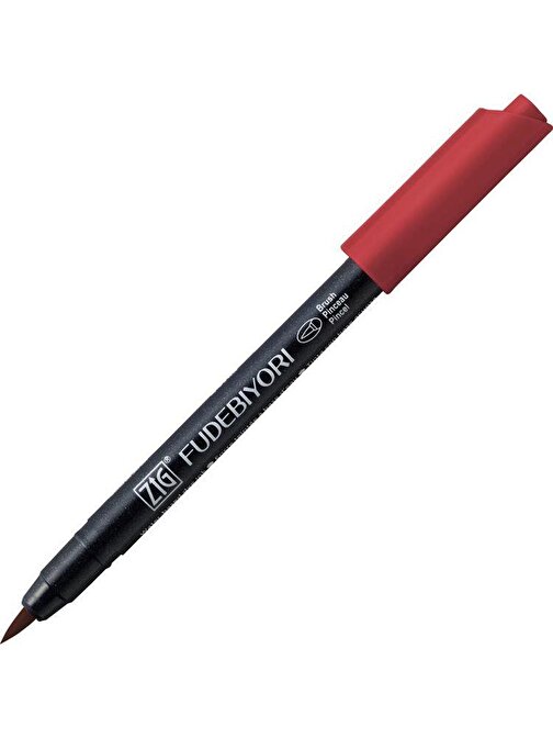 Zig Fudebiyori Brush Pen Fırça Uçlu Kalem 260 Deep Red