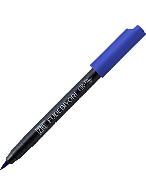 Zig Fudebiyori Brush Pen Fırça Uçlu Kalem 30 Blue
