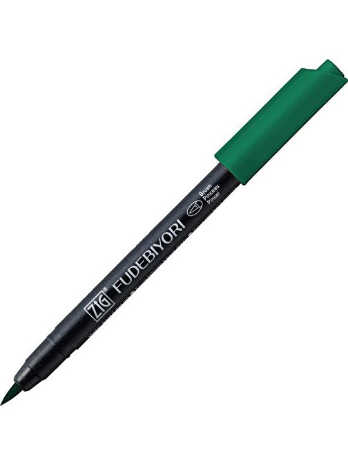 Zig Fudebiyori Brush Pen Fırça Uçlu Kalem 400 Marıne Green