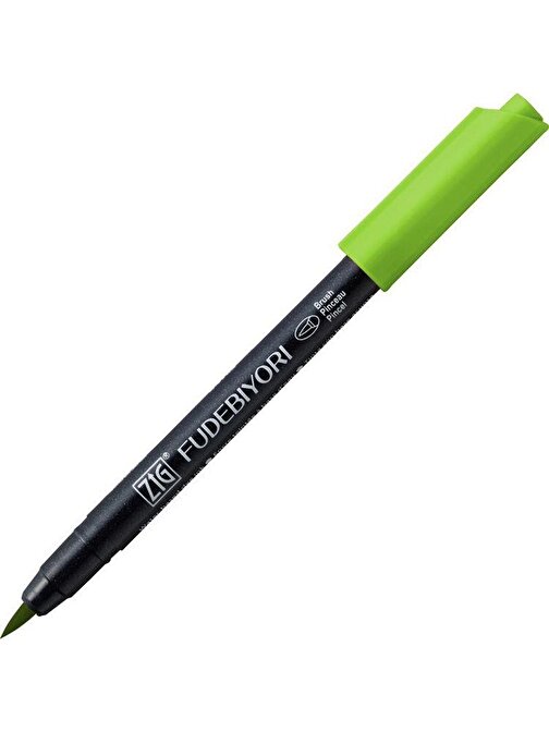 Zig Fudebiyori Brush Pen Fırça Uçlu Kalem 41 Lıght Green