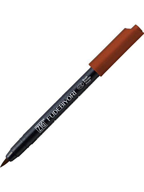 Zig Fudebiyori Brush Pen Fırça Uçlu Kalem 60 Brown