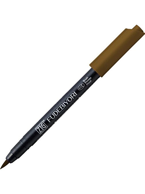 Zig Fudebiyori Brush Pen Fırça Uçlu Kalem 65 Mıd Brown