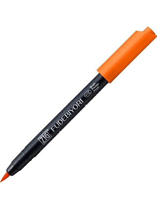 Zig Fudebiyori Brush Pen Fırça Uçlu Kalem 70 Orange