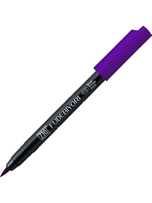 Zig Fudebiyori Brush Pen Fırça Uçlu Kalem 84 Deep Vıolet