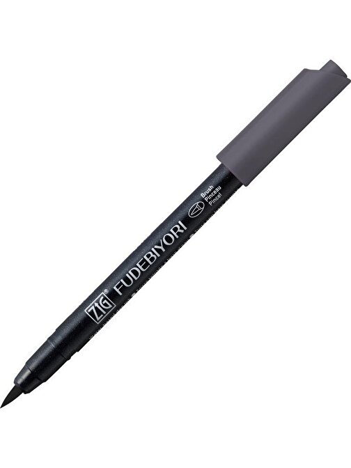 Zig Fudebiyori Brush Pen Fırça Uçlu Kalem 90 Gray