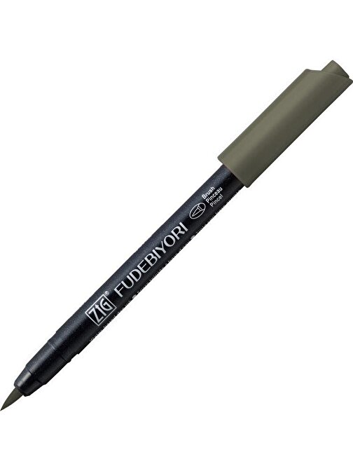 Zig Fudebiyori Brush Pen Fırça Uçlu Kalem 94 Gray Brown