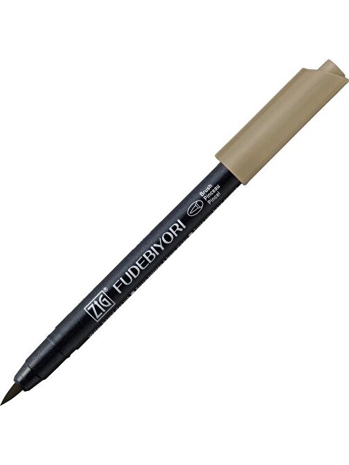 Zig Fudebiyori Brush Pen Fırça Uçlu Kalem 96 Mıd Gray