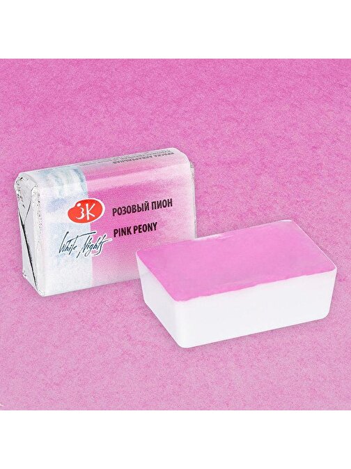 St. Petersburg White Nights Tam Tablet Sulu Boya 366 Pink peony