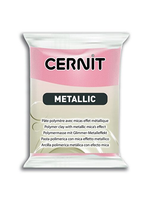 Cernit Metallic Polimer Set Yenilebilir Kil 500 gr Beyaz