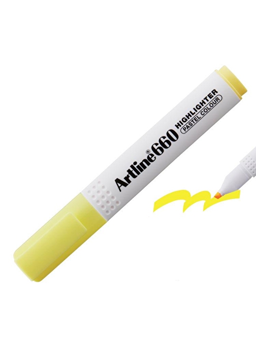 Artline 660 Fosforlu Kalem Pastel Sarı