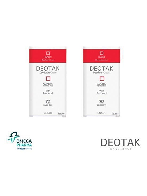 Deotak Krem Deodorant Classic x 2 Adet