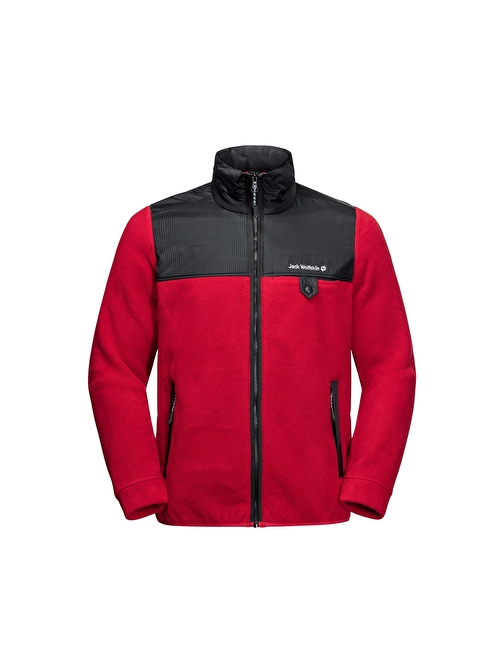 Jack Wolfskin Dna Grizzly M Erkek Outdoor Polar Ceket 1709981-2102 Kırmızı