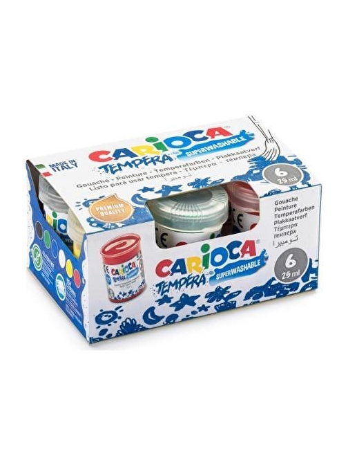 Carioca Tempera Sulu Boya 35 Gr 6'lı