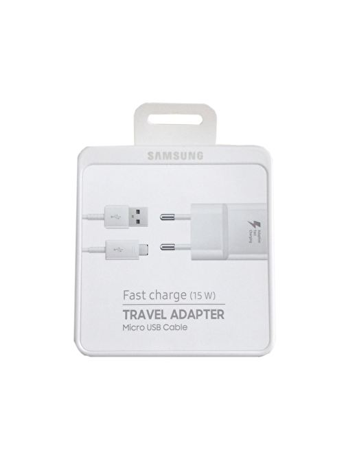 Samsung TA20 5V 2.9A Micro USB Hızlı Seyahat Şarj Cihazı Beyaz