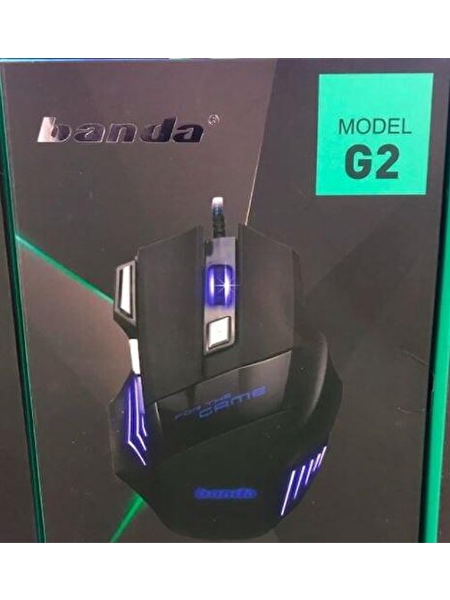 Banda G2 Kablolu Joystick Laser Led Gaming Mouse