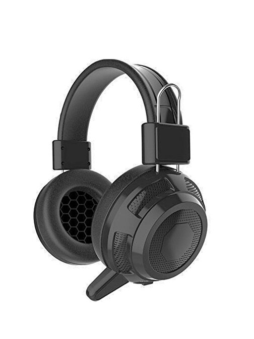 Hytech HY-G7 Kablolu 3,5mm Mikrofonlu Kulak Üstü Oyuncu Kulaklığı Siyah