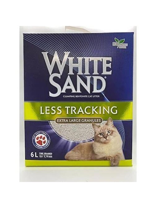 Whıte Sand Less Trackıng Kedi Kumu 6 Lt