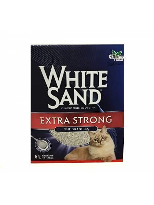 Whıte Sand Extra Strong Kedi Kumu 6 Lt