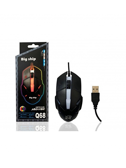 Platoon PL-1620 RGB Kablolu 3D Optik Mouse