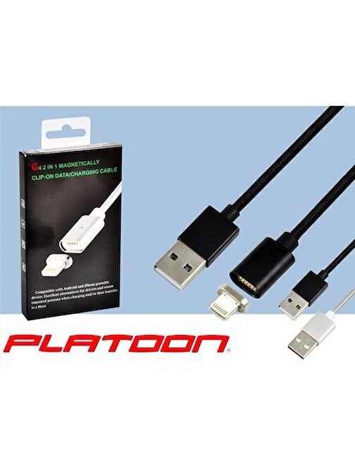 Platoon Universal PL-8861 3A Micro USB Hızlı Şarj Data Kablosu 1 m