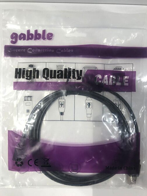 GABBLE UMU01 Universal Hızlı Şarj Kablosu 1.5 m