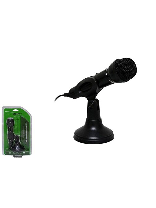 Snopy SN-140M USB Kablolu Masaüstü Mikrofon Siyah