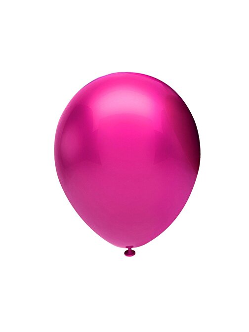 Balonevi Bbm12100-09 Balonevi, Metalik Ruby - Yakut Rengi, 12'' Metalik Renk Baskı Balonu 100'Lü Paket