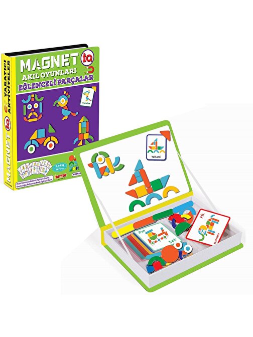 Dıytoy - Taba Grup 1543 Magnet Akıl Oyunlar - Eğlenceli Parçalar +3 Yaş