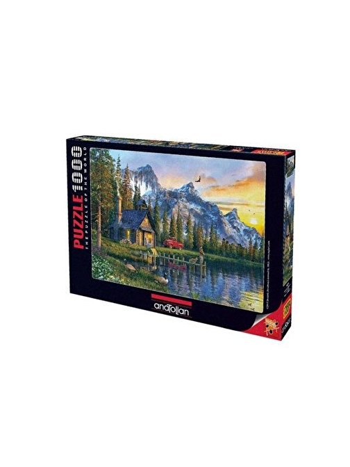 Anatolian 1024 Dağ Evinde Günbatımı 1000 Parça Puzzle