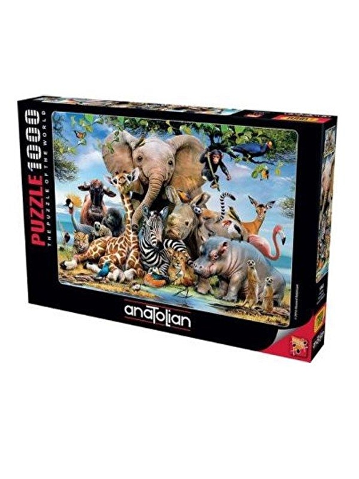 Anatolian 1043 Gülümse Africa Games Smile 1000 Parça Puzzle