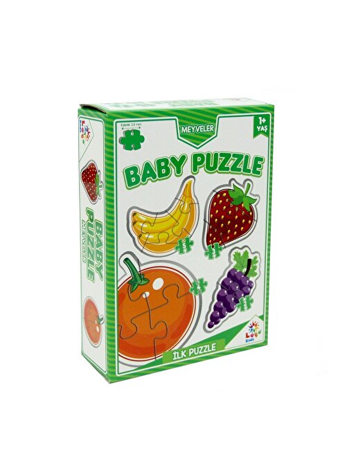Utku Oyuncak LC7227 Laço Baby Puzzle - Meyveler - İlk Puzzle +12 Ay