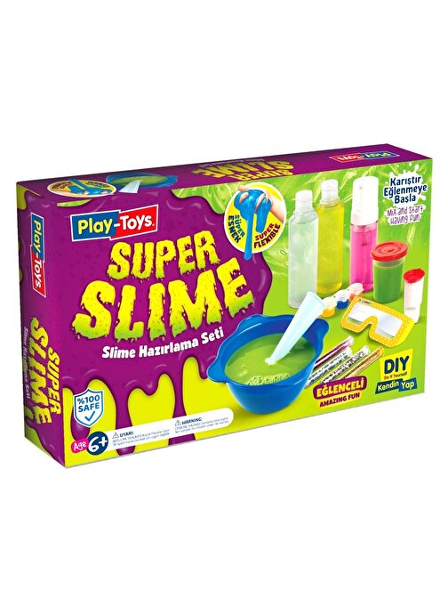 Kızılkaya Oyuncak To-2755 Süper Slime Hazırlama Seti Play Toys
