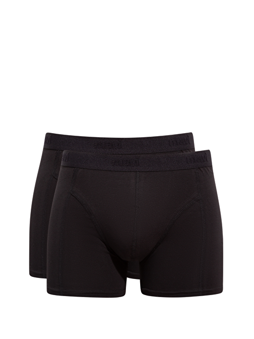 Mavi - 2li Basic Siyah Boxer Seti 092854-900